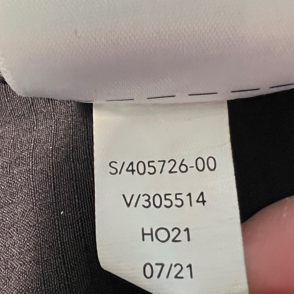 Athleta Pants Trekkie North Jogger Size 14 Faux Zip fly Pockets Black Nylon Span - Picture 7 of 9